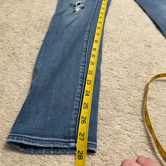 J. Crew Stretch Distressed Skinny Jean - Picture 5 of 6